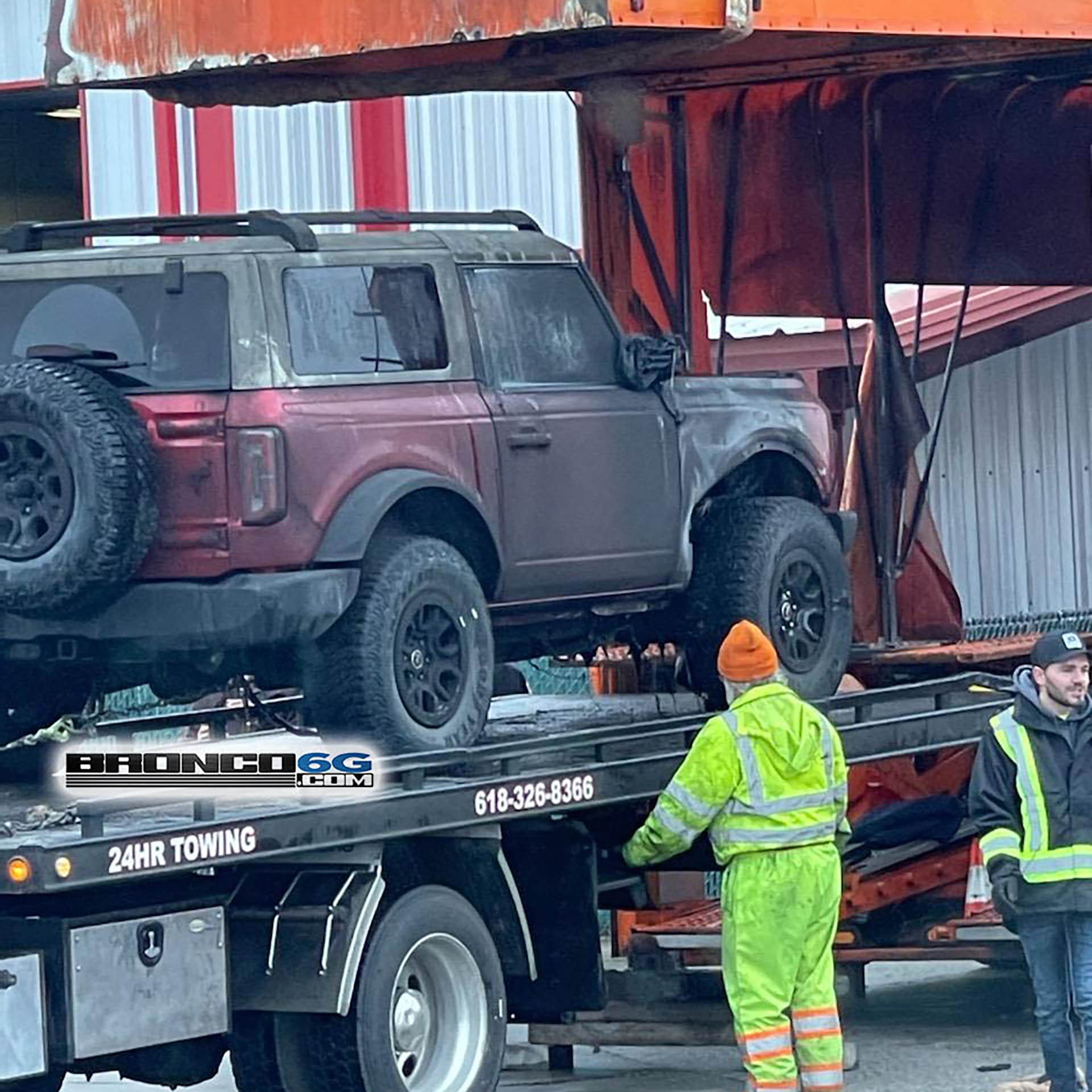 Ford Bronco Trailer Fire 4