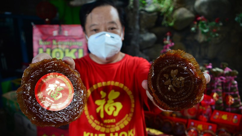 Kue keranjang khas Imlek. (Foto: dok iNews.id)