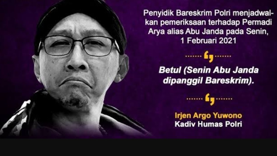 Abu Janda Minta Maaf, PP Pemuda Muhammadiyah: Hukum Harus Tetap Berjalan