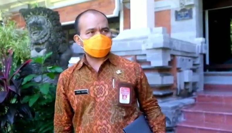 Kepala BPBD Bali I Made Rentin. (Foto: iNews.id/Indira Arri)