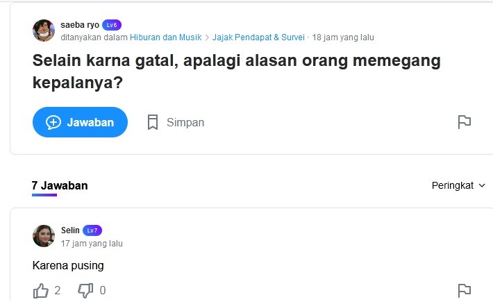 000 Yahoo Answers Kepala