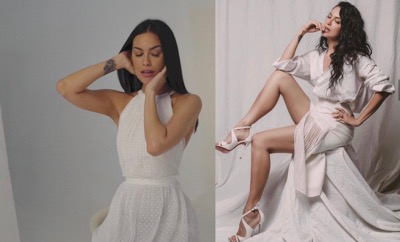 Sophia Latj Sophia sexy in white.