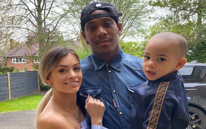 Melanie Martial 1 Melanie Martial dan Anthony Martial. (Foto: Instagram)