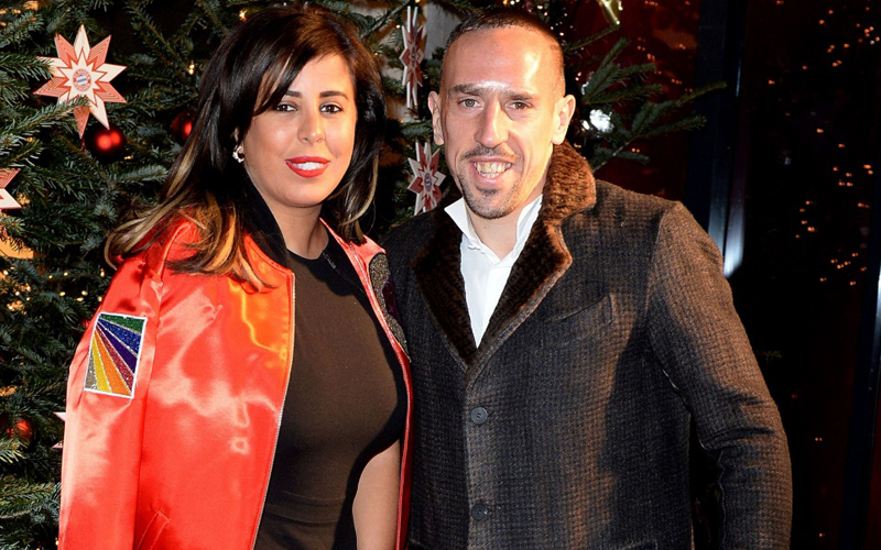 Wahiba Ribery Wahiba dan Ribery (Foto: Voi)