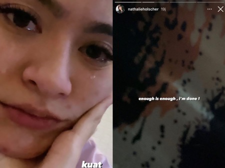Nat Nathalie memposting di IG Story.
