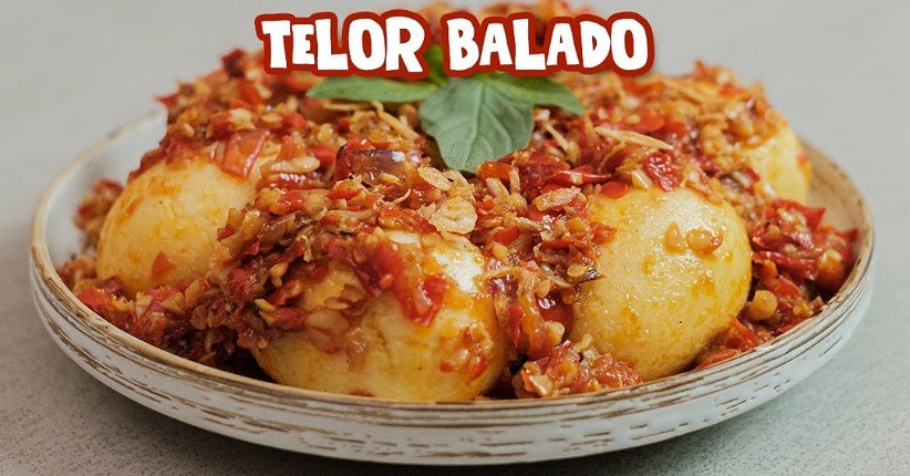 Resep Telur Balado dan Es Campur Susu Melon ala Chef Ade Koerniawan