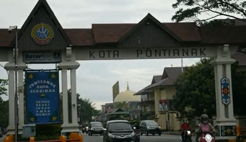 Polresta Pontianak Sekat Pintu Masuk Kota, Pemudik Akan Dites Antigen