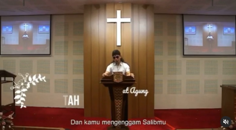 gus miftah GBI Gus Miftah saat orasi budaya dalam peresmian GBI Amanat Agung, Penjaringan, Kamis (29/4/2021).