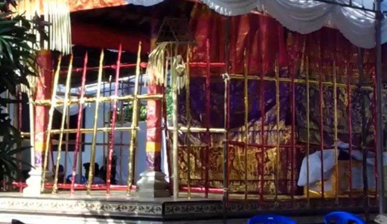 Ki Galang 2 Jenazah Ki Galang Pamungkas akan menjalani prosesi Ngaben, Kamis (6/5/2021). (Foto: iNews/Indira Arri)