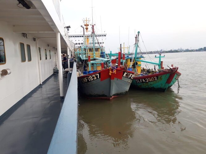 kapal ikan asing bendera Malaysia ditangkap KKP (Foto: dok KKP)