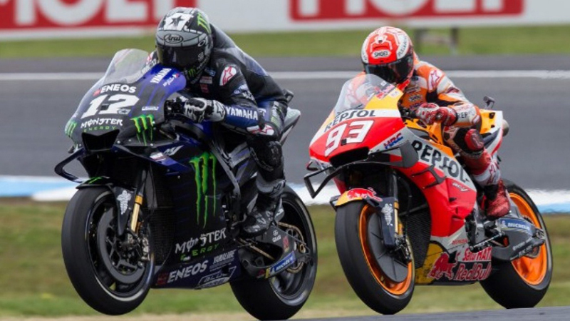Marc Marquez dan Maverick Vinales Marc Marquez dan Maverick Vinales. (Foto: Crash)