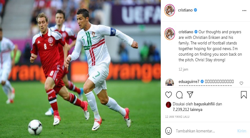 Cristiano Ronaldo Foto: Instagram @cristiano