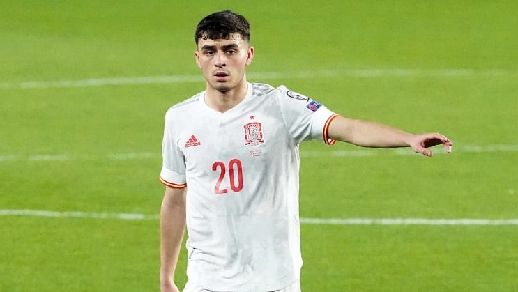Pedri Gelandang Timnas Spanyol Pedri. (Foto: FIFA)