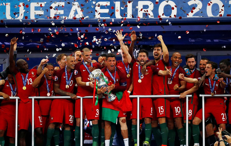 Portugal juara Euro 2016. (Foto: UEFA)