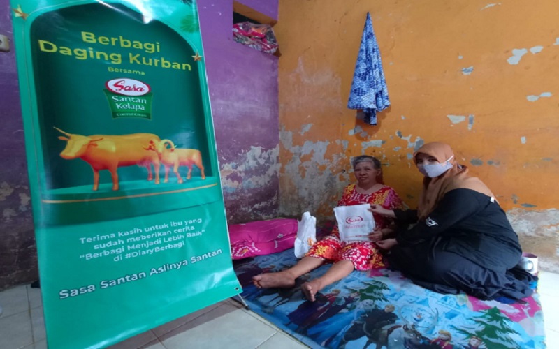 Sasa Santan kurban Kegiatan #DiaryBerbagi spesial Idul Adha bersama SASA Santan direspon positif oleh masyarakat penerima daging kurban.