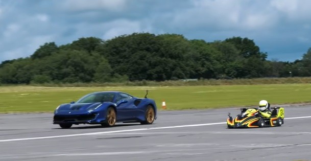 Ferrari vs Gokart