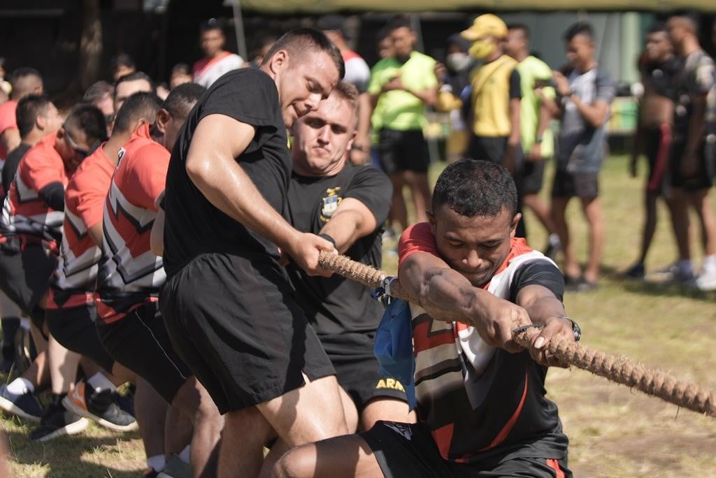 Sport Day TNI AD US Army dan TNI AD menggelar sport day di Balikpapan (Foto: TNI AD)