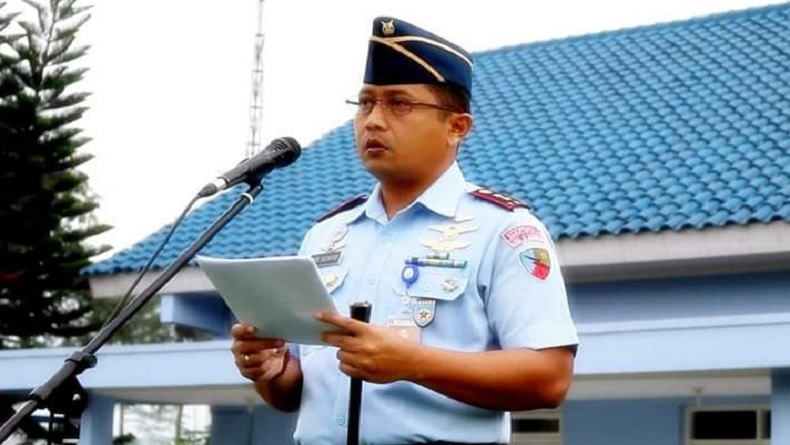 Asops Kosekhanudnas II Makassar Kolonel Pnb Putu Sucahyadi didaulat menjadi komandan upacara HUT ke-76 RI di Istana, Jakarta, Selasa (17/8/2021). (Foto: TNI AU).