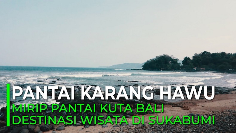 PANTAI KARANG HAWU Pantai Karang Hawu di Kabupaten Sukabumi memiliki pantai unik dengan dua sisi berbeda. (Foto: Istimewa)