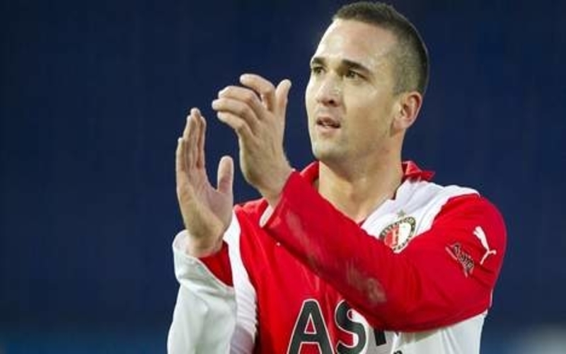 Jhonny van Beukering, eks striker naturalisasi Timnas Indonesia saat berkostum Feyenoord Rotterdam. (Foto: Wikimedia Commons/ad.nl)