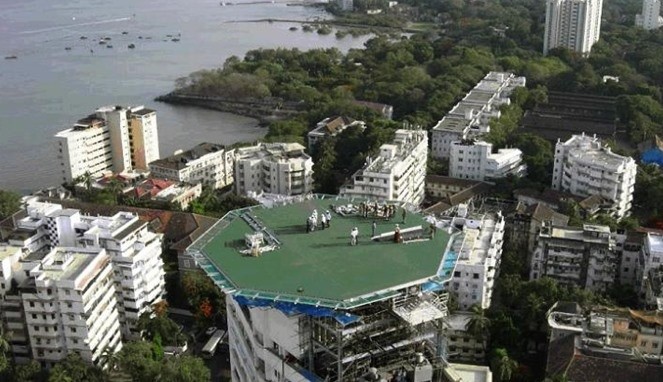Helipad Antilia Helipad di Antilia