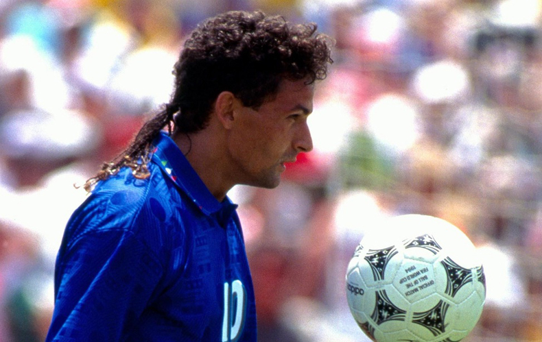 Gelandang legendaris Italia Roberto Baggio sebut satu striker paling unik yang pernah dia lihat sepanjang karier. (Foto: Getty Images)