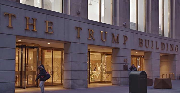 The Trump Building, salah satu properti milik Donald Trump, di New York, Amerika Serikat. (Foto: Istimewa)