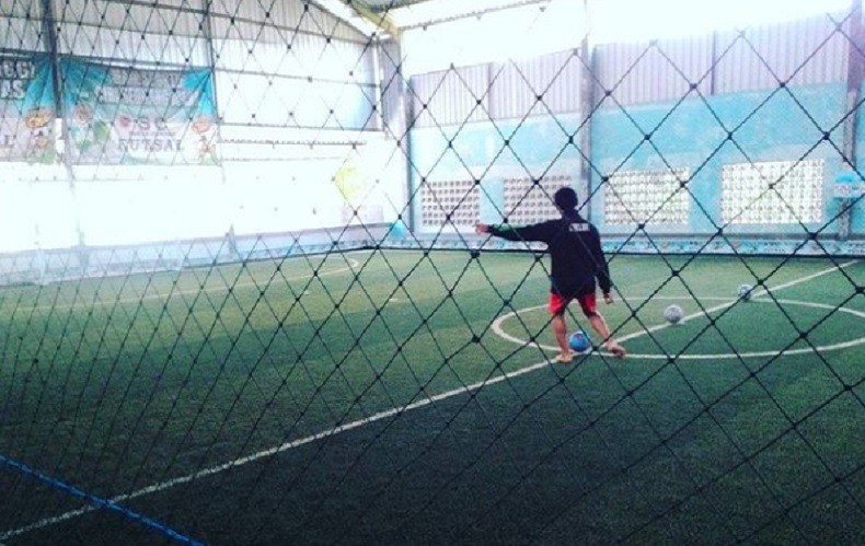 Lapangan Futsal Di Bali Salah satu lapangan futsal di Bali. (Foto: Instagram)