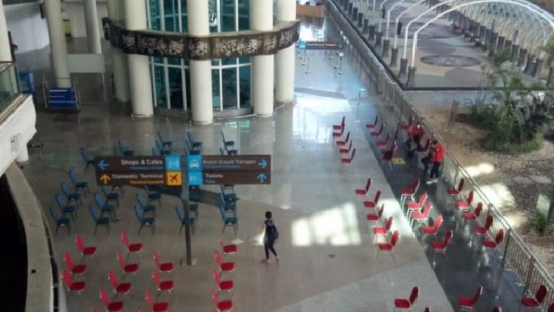 Bandara Ngurah Rai Bali Bandara Ngurah Rai Bali masih sepi dari turis asing. (Foto: MNC/Chusna)