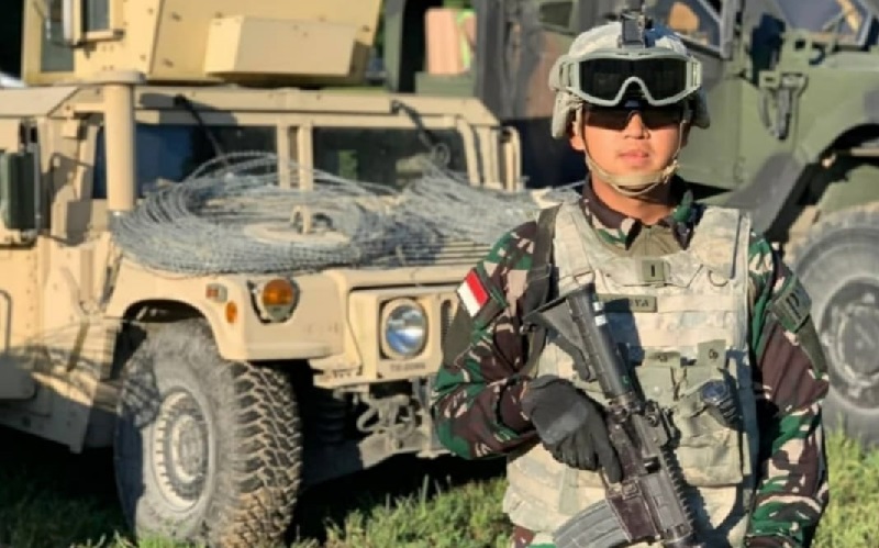 Perwira TNI AD, Lettu CPM Ryanda Catur Perwira TNI AD, Lettu CPM Ryanda Catur predikat Siswa Terbaik Internasional pada Military Police Basic Officer Leader Course (MPBOLC) 2021 di US Army Military Police School, Fort Leonard Wood, Amerika Serikat (AS). (Foto: Istimewa)