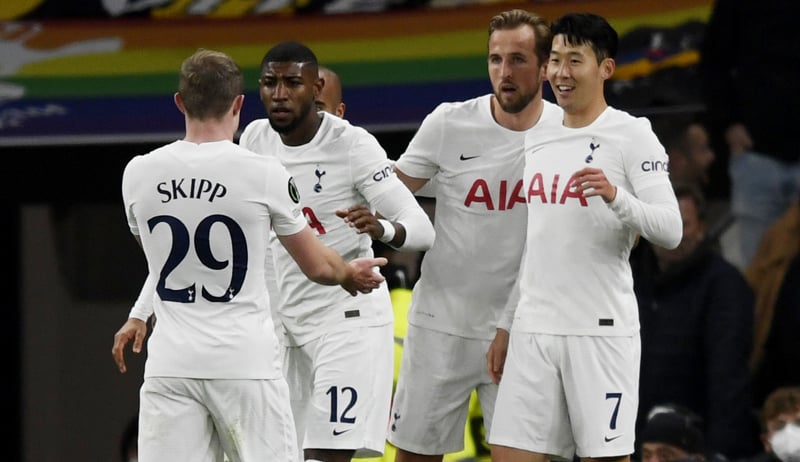 Tottenham Hotspur kalahkan Vitesse 3-2 pada matchday keempat Grup G Liga Konferensi Eropa, Jumat (5/11/2021) dini hari WIB. (Foto: Reuters)