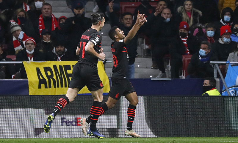 AC Milan AC Milan membungkam Atletico Madrid 1-0 pada matchday kelima Grup B Liga Champions di Wanda Metropolitano, Kamis (25/11/2021) dini hari WIB. (Foto: REUTERS/Susana Vera)