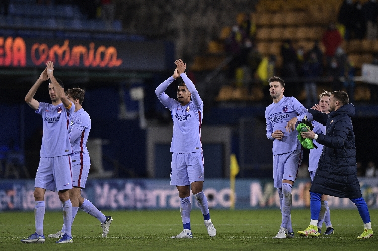 Barcelona kembali meraih poin penuh di lanjutan Liga Spanyol 2021/2022. Barcelona baru saja melibas Villarreal dengan skor 3-1. (foto: REUTERS/Pablo Morano).
