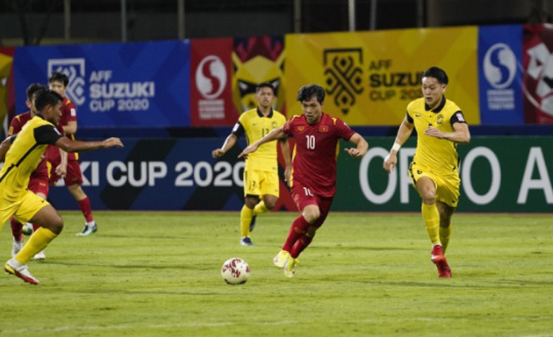 Publik Malaysia murka timnya dibantai Vietnam 0-3 pada laga lanjutan Grup B Piala AFF 2020, Minggu (12/12/2021) malam WIB. (Foto: AFF)