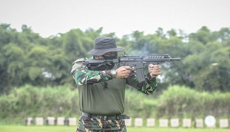 SS2-V4 mampu memberi presisi tembakan yang baik. (Foto Pindad).