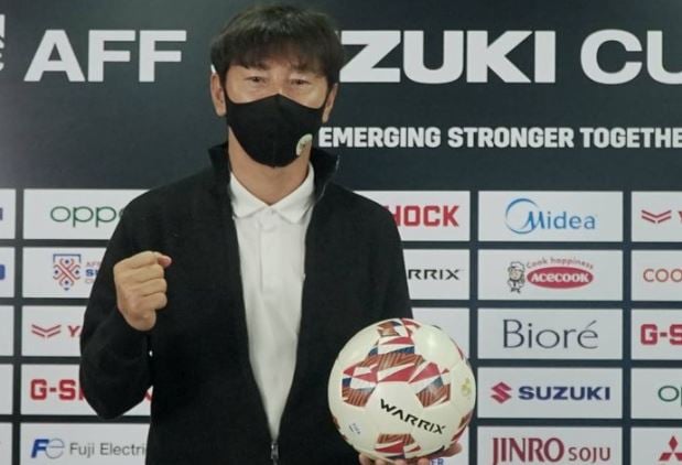 Pelatih Timnas Indonesia, Shin Tae-yong tetap tidak mau menyalahkan wasit jika benar ada kesalahan yang terjadi di laga leg 1 semifinal Piala AFF 2020 kontra Singapura, Rabu (22/12/2021). (Foto: Instagram/@shintaeyong7777)