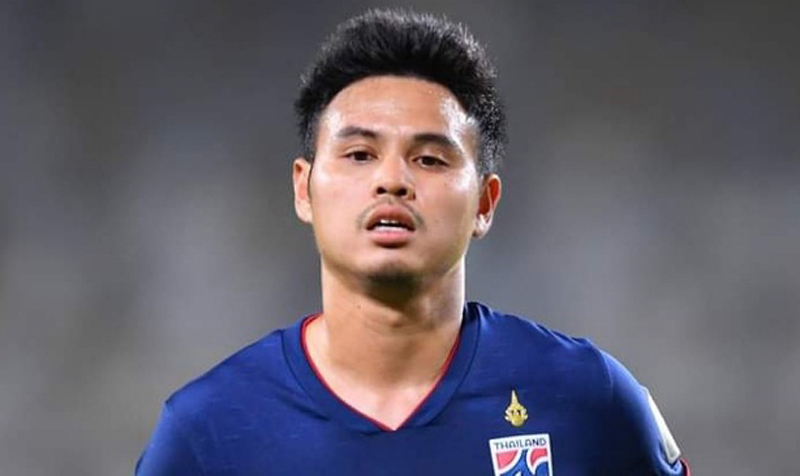 Thailand tak diperkuat Theerathon Bunmathan di final Piala AFF 2020 leg 1 melawan Indonesia, Rabu (29/12/2021) malam WIB. (News Beezer)