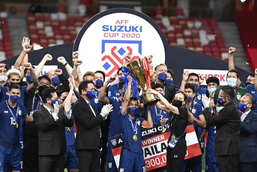 Thailand 3 Infografis Hasil Final Piala AFF 2020: Thailand Juara