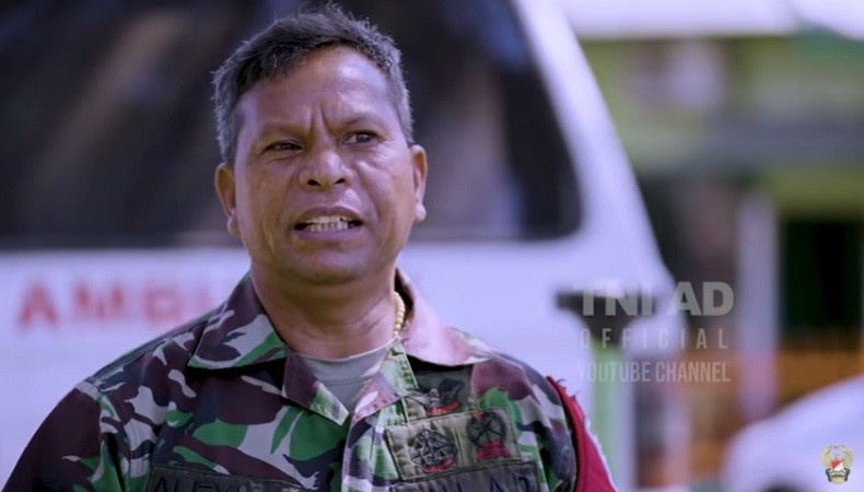 Serda Aleixo Maia, ayah Maria Adella. (YouTube TNI AD).