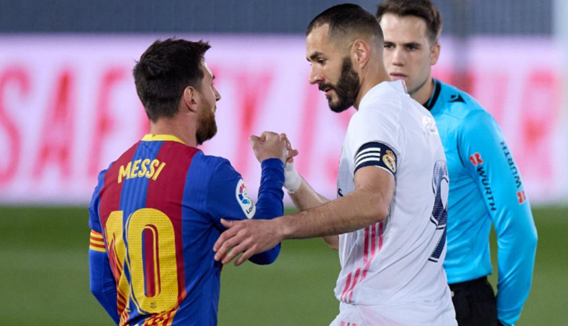 Lionel Messi dihujani kritik lantaran penampilannya di PSG tak membaik. Mantan rivalnya yakni striker Real Madrid Karim Benzema membela si alien. (Foto: Beinsports)