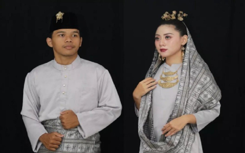 Pakaian Adat Kalimantan Barat Suku Melayu (IG @salonmimin)