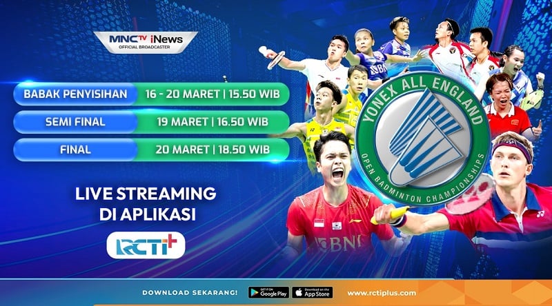 Streaming all england online 2021 badminton