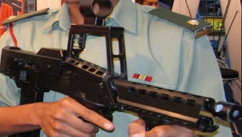 Jenis senapan serbu buatan negara ASEAN, salah satunya VB Berapi LP06. (Foto: Grid.id)