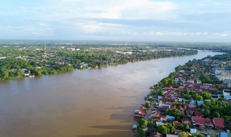 Legenda Sungai Kapuas Kalimantan Barat. (Foto: Balai Wilayah Sungai Kalimantan Pontianak).