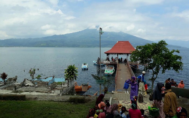 Danau Ranau di OKU Selatan menjadi ikon peringatan Hari Air Sedunia 2022. (Foto: Ist)