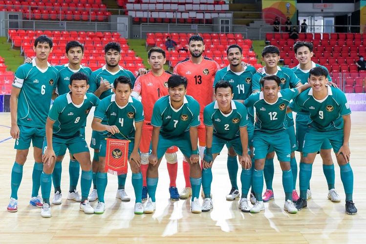 Timnas Futsal Indonesia akan tampil melawan Myanmar dalam laga semifinal Pial AFF Futsal 2022 di Indoor Stadium Huamark, Bangkok, Jumat (8/4/2022). (Foto: MNC Media)