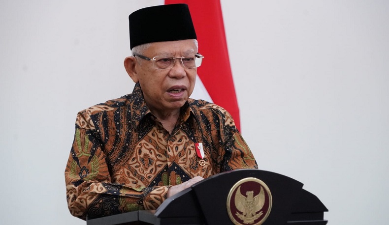 Wapres Ma'ruf Amin Salat Idul Fitri di Jakarta