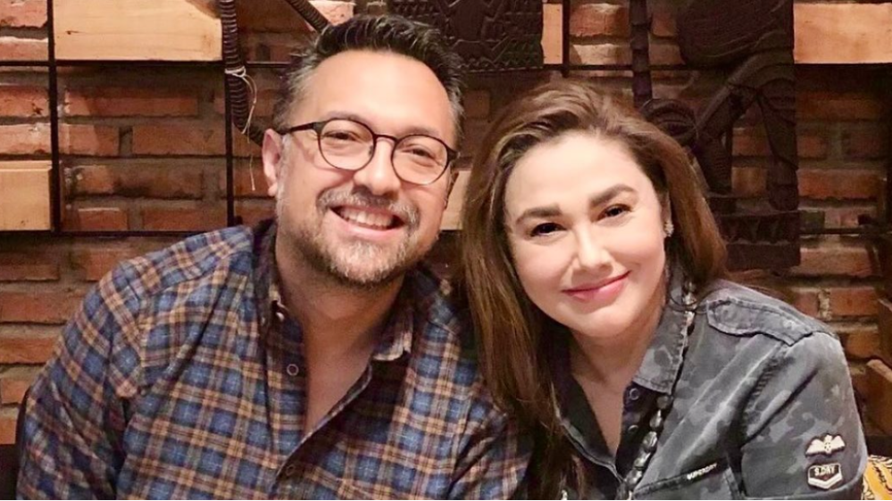 Nia Zulkarnaen dan suami. (Foto: IG)