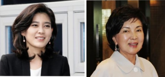 Lee Boo Jin dan Hong Ra-hee. Foto: Reuters