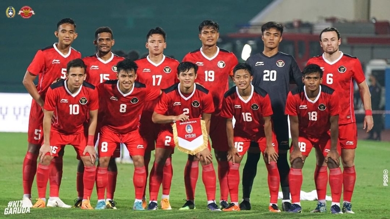 Timnas Indonesia U-23 di SEA Games 2021 Timnas Indonesia U-23 melawan Filipina pada laga Grup A SEA Games 2021 di Stadion Viet Tri, Phu Tho, Jumat (13/5/2022) pukul 16.00 WIB. (Foto: Instagram/@pssi)